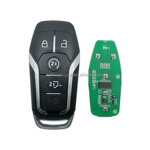 F-ordリモートスマートキーM3N-A2C31243300 PN:164-R8140 3/4/5BカーキーFT/13-15 3 + 1キースマートカード/FC 902/49/スタート/レッドキー/R8140 - Product Image 2
