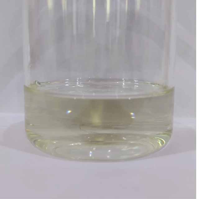 Thick Liquid, pale yellow to yellow