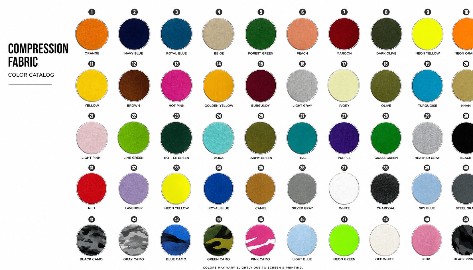 Colores personalizados