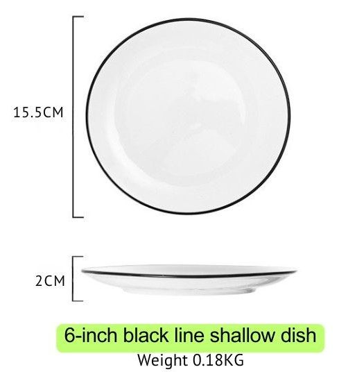 6" Plate