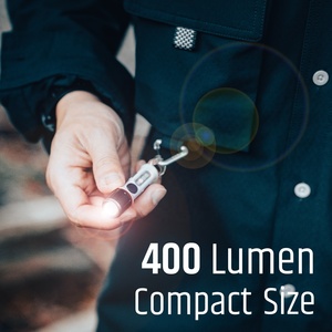Mini mạnh mẽ EDC Keychain đèn pin với nam châm <span class=keywords><strong>UV</strong></span> 365 ánh sáng mạnh mẽ 400lm, có thể sạc lại IP44 không thấm nước 4 chế độ đèn pin - Product Image 4