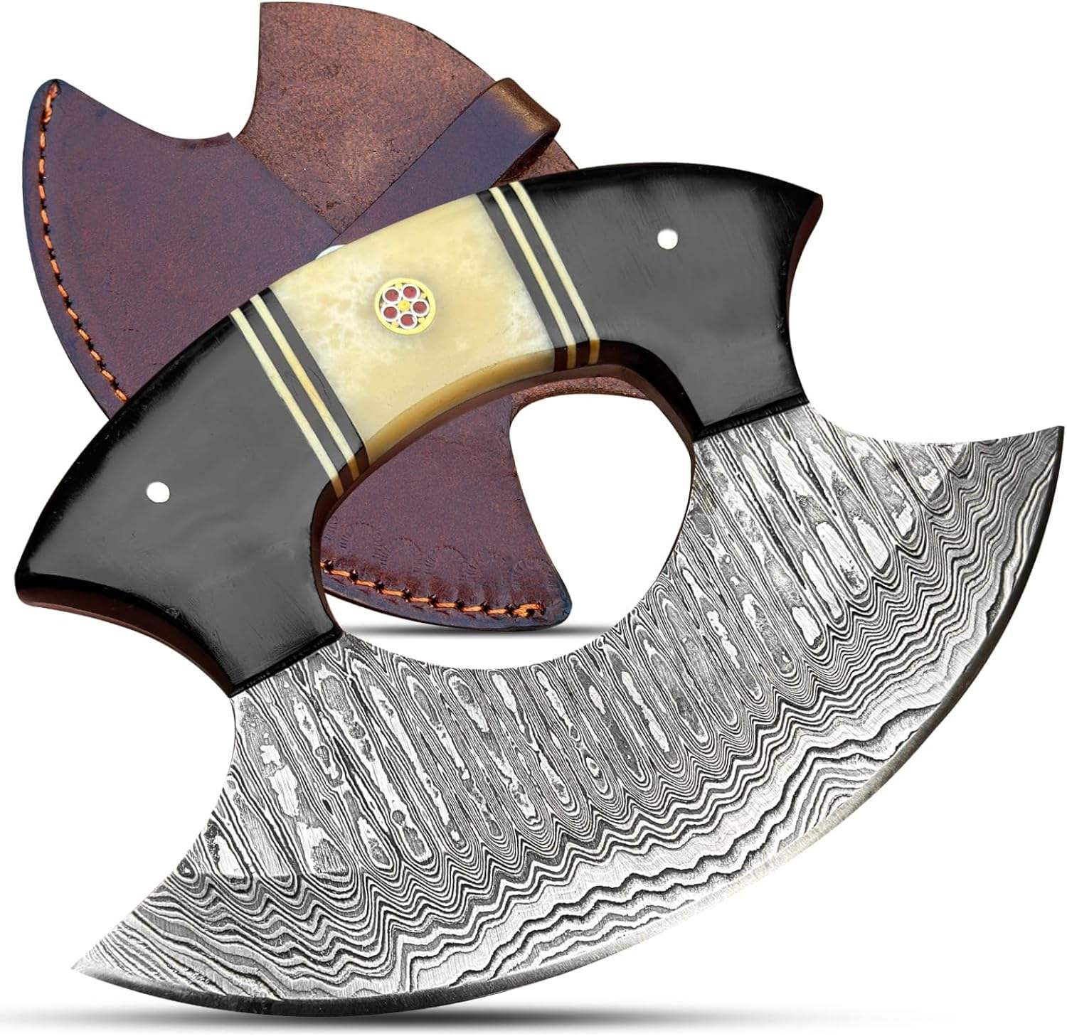 Acero de Damasco Blanco y Negro