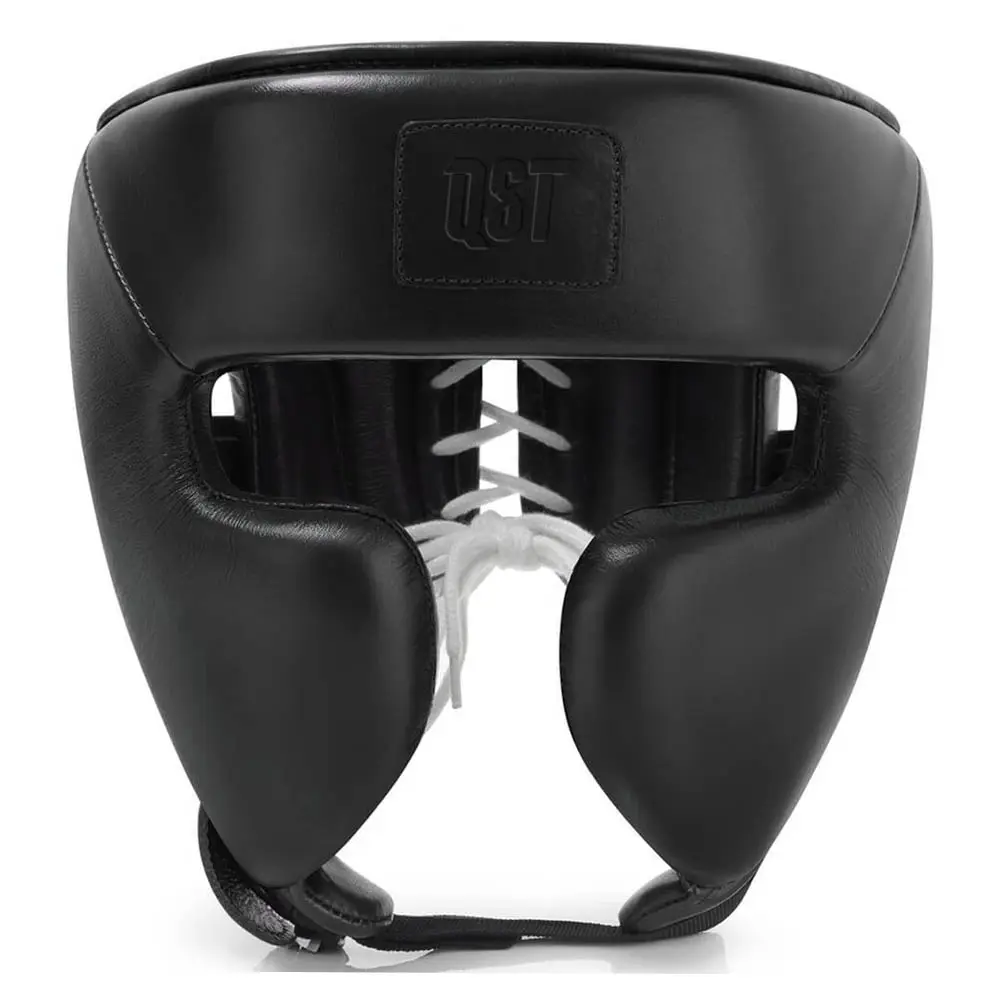 Protección de cabeza de entrenamiento de artes marciales, protector de cabeza de boxeo, casco de boxeo de entrenamiento de lucha de boxeo de cuero Real personalizado