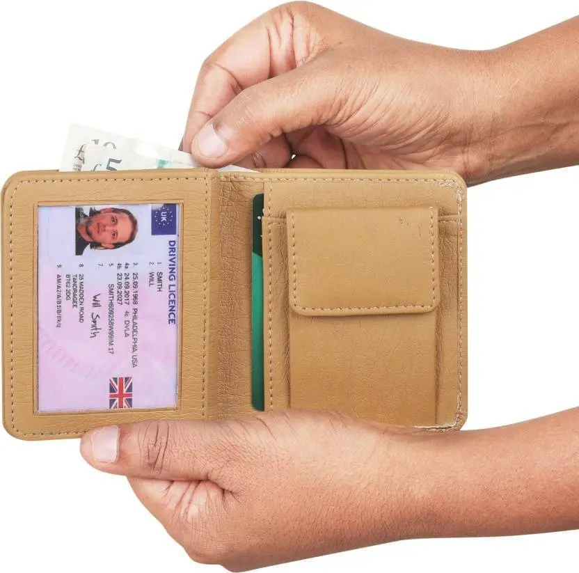 Классический Тонкий мужской бумажник из натуральной коровьей кожи, индивидуальный держатель для карт и кошелек для мужчин