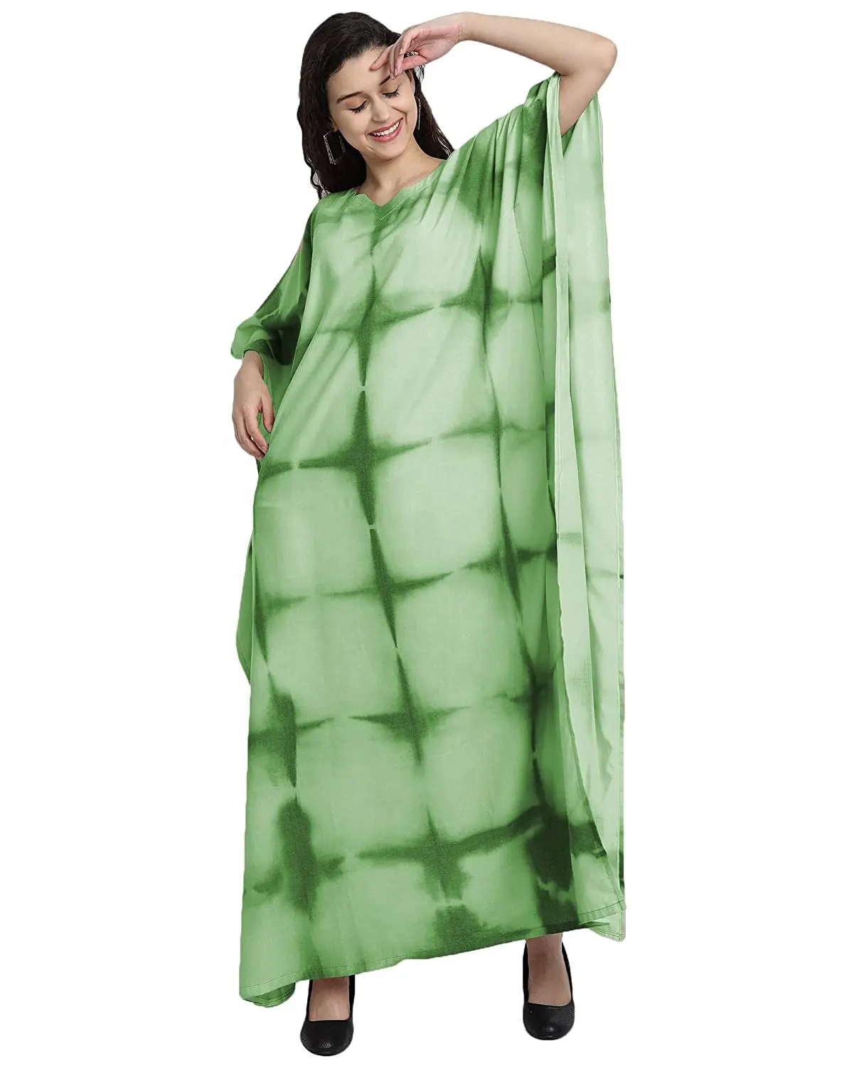 ملابس نسائية صيفية مطبوعة فستان قفطان ملابس شاطئ غطاء فوقه بكيني ملابس سباحة