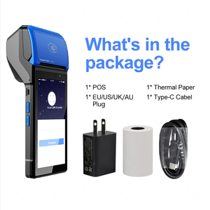 2 + 16/3 + 32/4 + 64 POS Android 12 NFC Código QR Pago de boletos Terminal POS - Product Image 5