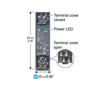 Serie M5, acondicionador de señal M5RS-entrada RTD, salida aislada, linealizada, amplificador de señal alimentado por CA o CC