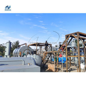 Portable Waste Tyre to <strong>Oil</strong> Converting Waste Plastic Tyre to <strong>Fuel</strong> <strong>Oil</strong> Pyrolysis Plant - Product Image 1
