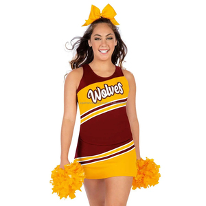 Kadınlar yüksek kalite özelleştirilmiş amigo üniforma son tasarımlar Cheer üniforma toptan 2024 - Product Image 6