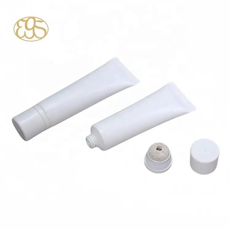 50ml foot cement massage applicator tube package container replaceable washable cement applicator for scrub lotion cream tube