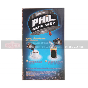 Vinacafe Phil Cafe Wake Upは、ノウハウと伝統的なローストテクノロジーを備えた最高のコーヒー豆から蒸留されます
