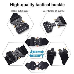 Thắt Lưng Chiến Thuật Biểu Tượng Tùy Chỉnh In Dày Dệt Nylon Thắt Lưng Chiến Thuật Thắt Lưng Dây Đeo Cho Nam Giới Với Heavy-Duty Hợp Kim Khóa - Product Image 4