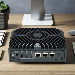 Partaker Powerful Mini PC Fan <strong>Computer</strong> With I7 1255U I5 1235U I3 1215U <strong>Processor</strong> 3 X I225-V 2.5G Lan DDR5 RAM 3 X 4K HD Display - Product Image 1