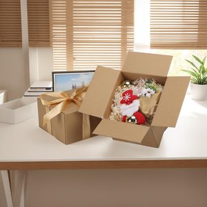 Scatole di stoccaggio Eco impilabili per polpa-Design quadrato con 3 scomparti per cucina e Desktop - Product Image 2