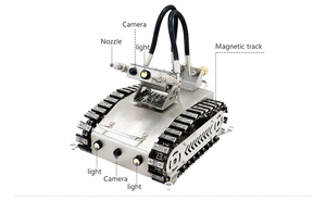 Duct Cleaning <strong>Robot</strong> to <strong>Inject</strong> Water Horizontally and <strong>Automatically</strong> Flexible Belt Wire Smoothly - Product Image 5