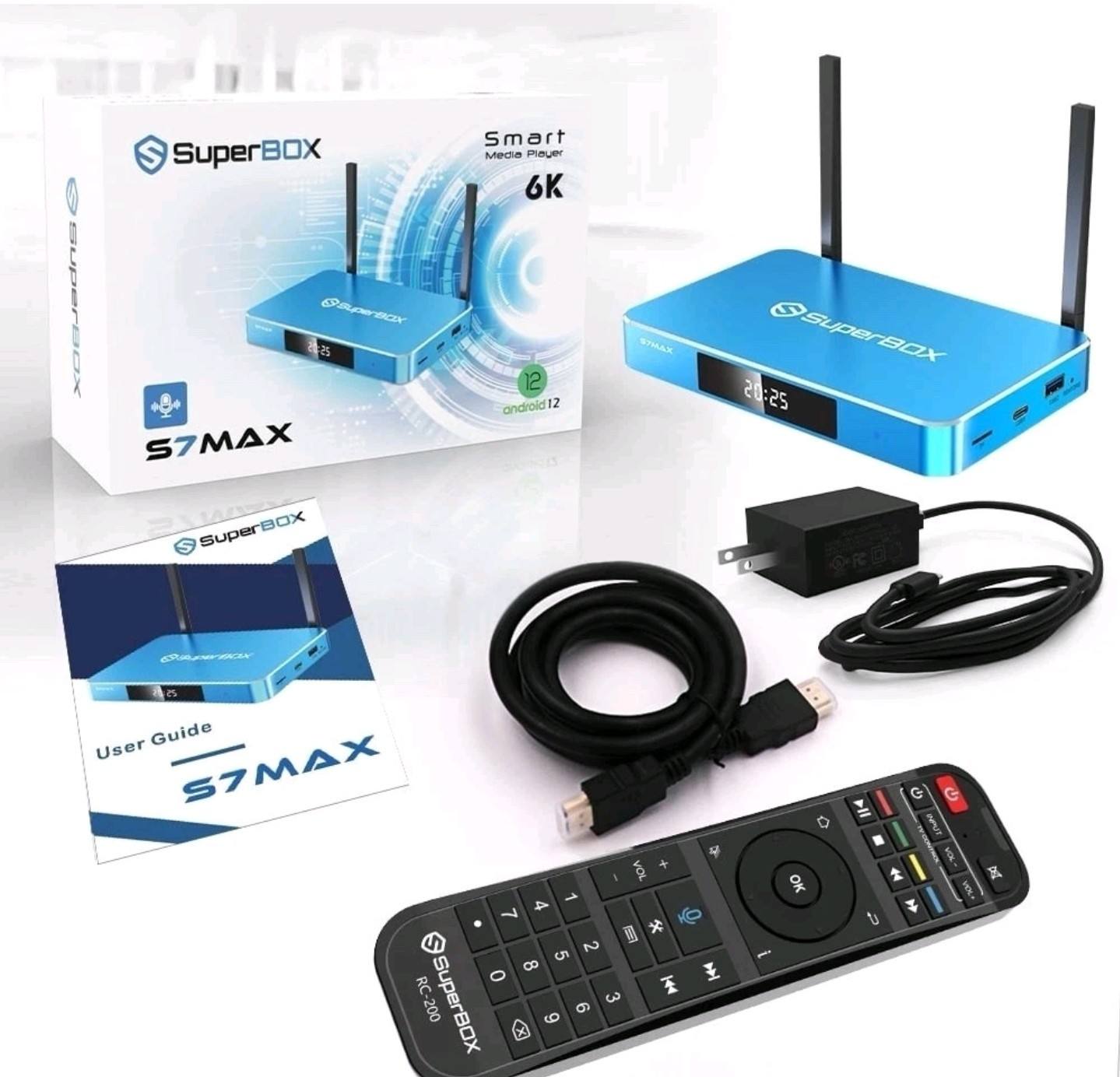 Boîtier TV SuperBoxs S6 Ultra/S6 Pro/S6 Max 4K