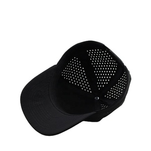 Şapka üreticisi ayarlanabilir Snapback kap düz fatura delikli Melin su geçirmez açık spor şapka