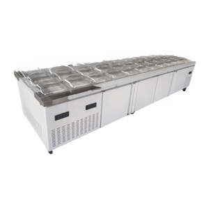 Mở tủ lạnh hiển thị bảng với ướp lạnh worktop tủ đông cho các món ăn lạnh dưa chua trái cây sữa chua hoàn hảo cho các quán cà phê và quán rượu - Product Image 5