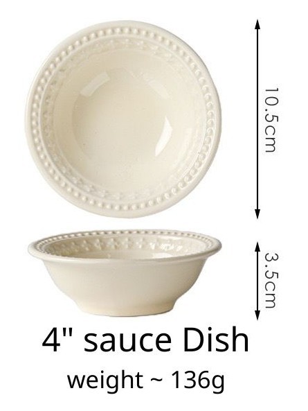 4" sauce Dish