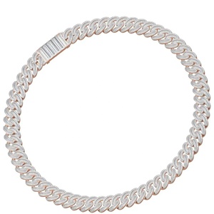 Elevate Your Style 10KT Solid Gold 16mm Cuban Link <strong>Chains</strong> with Baguette and Round Shape Diamond Unparalleled Luxury in 20&quot;Inches - Product Image 1