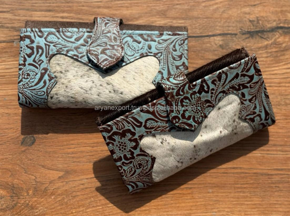 Brown With Turquoise Print