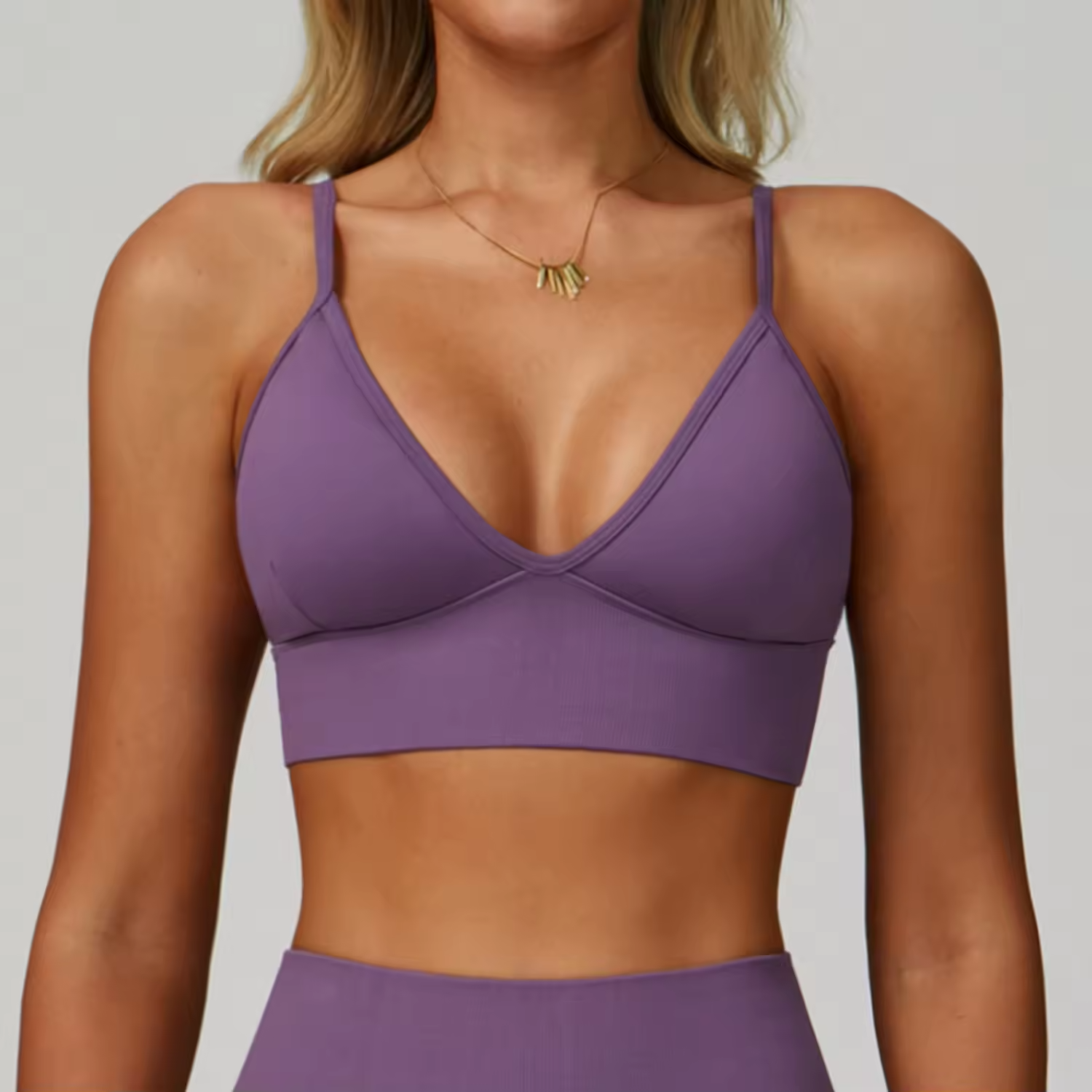 Purple bra