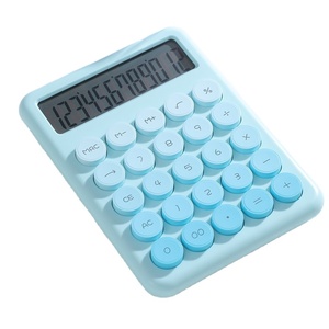 高価値グラデーションカラーデスクトップ電卓学生シンプル電卓金融オフィス用 - Product Image 1