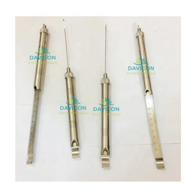 4 PIECES OF ORTHOPEDIC DEPTH GAUGE SURGICAL INSTRUMENTS