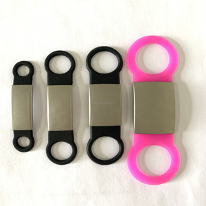 Mèo Dog Tag mề đay đỏ nóng nhất Trái TIM PET ID nhìn vào bên trong cho tên và địa chỉ của tôi - Product Image 5
