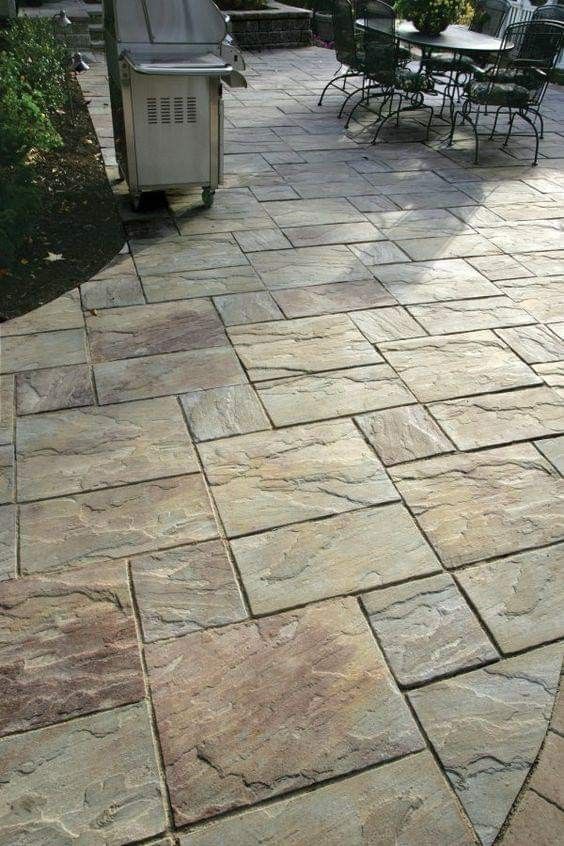 Travertine Look Pool Deck Paver Cream Beige
