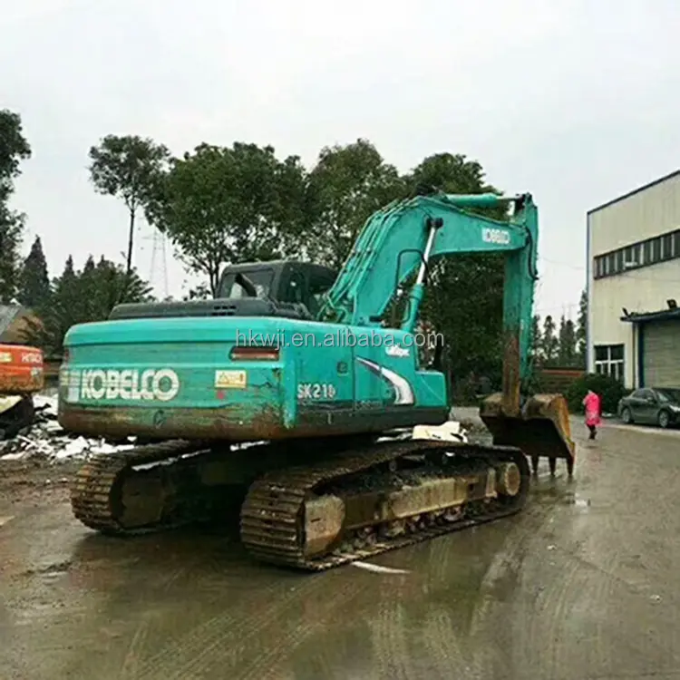 Kobelco210-excavadora de orugas de segunda mano, excavadora japonesa Kobelco 210