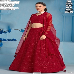 インドの輸出業者からの結婚式とフェスティバルウェアのための新しい到着女性Lehenga <span class=keywords><strong>Choli</strong></span> Dupatta