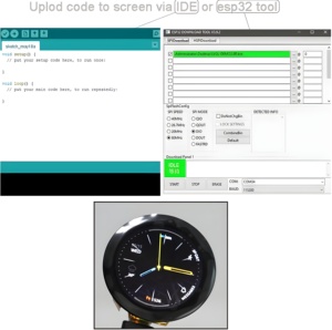 ESP32-C3 1,28 Zoll rundes kapazitives Touch-LCD-Modul mit 240x240 IPS GC9A01 für Arduino-Projekte - Product Image 4
