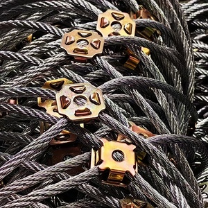 Custom Cut Weaved Technique Slope Gabion Rockfall Barrier Plain Weave Style Wire Mesh For Slope Protection Chain Link Mesh - Product Image 5