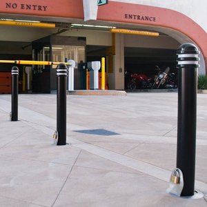 Automatisch steigender Sicherheits pfosten Einziehbarer moderner Verkehrs poller für die Fahrzeug zugangs kontrolle im Freien für Treppen treppen - Product Image 4