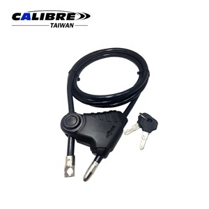 TAIWAN Dia. 10 X 2000mmL Master Security <strong>Lock</strong> Adjustable Locking Cable with Key, cable <strong>lock</strong> key - Product Image 3