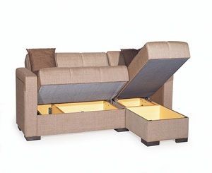 Marseller en çok satan avrupa tarzı kumaş kesit koltuk takımı yatak fonksiyonu ve depolama için oturma odası veya Villa kullanımı - Product Image 3