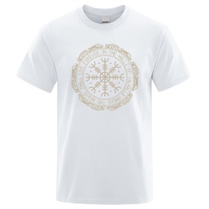 Erkek baskılı sokak giyim ve rahat beyaz pamuklu özel baskı logosu erkekler T gömlek gündelik miktar - Product Image 6
