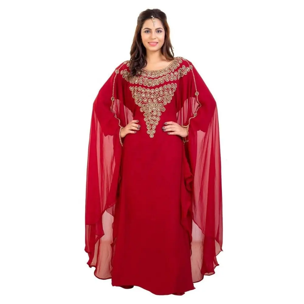 Nouvelle mode moderne vêtements musulmans de luxe Kaftan marocain vêtements islamiques femme arabe robe Abaya