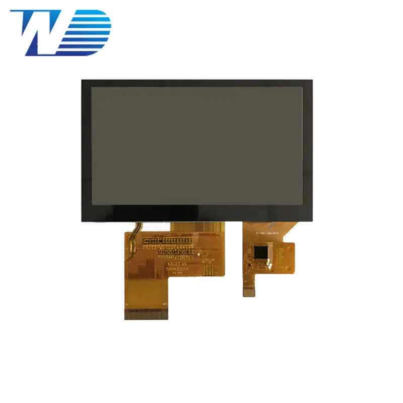 WD 사용자 정의 LCD 디스플레이 공장 480*272 RGB 인터페이스 산업 4.3 인치 tft LCD 모듈