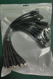 USB3.2 Gen2 * 2 Type-C ตัวผู้ไปยัง Type-C ตัวผู้สกรูล็อกตัวผู้ด้านหนึ่ง PD100W 5A กับ emark 4K60HZ ตัวเชื่อมชุบนิกเกิล20Gbps - Product Image 4