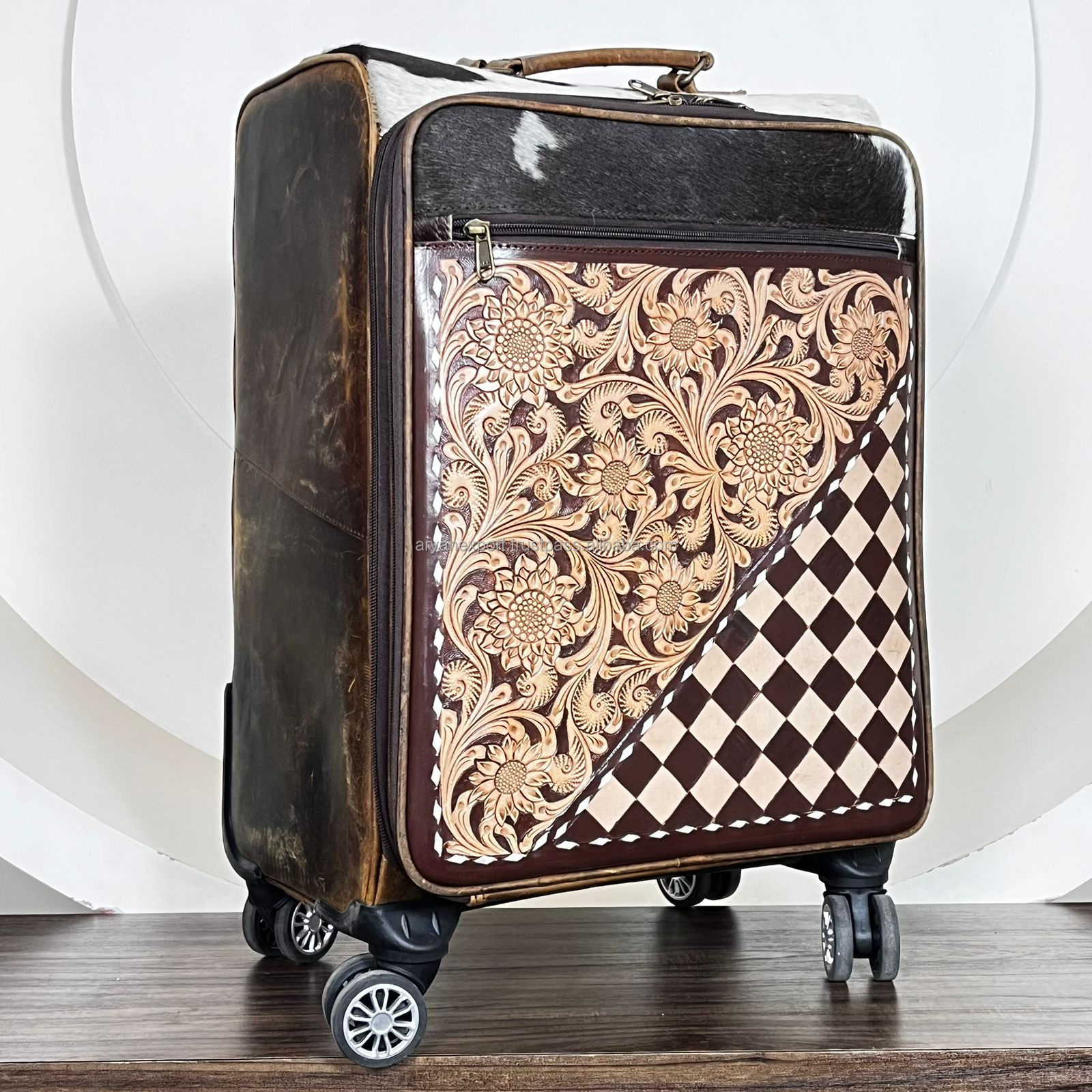 Tan & Brown Checkered