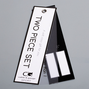 Custom Brand Logo <strong>Hang</strong> <strong>Tag</strong> Fashionable Leather Dog <strong>Tag</strong> NFC Sticker with <strong>Elastic</strong> <strong>String</strong> for Garments &amp; Shoes - Product Image 3