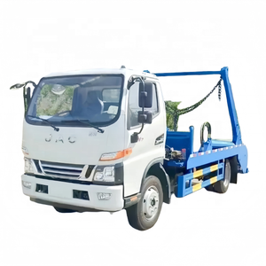 JAC 4X2 5-12 CBM Capacidad Brazo oscilante Camión de basura Carga automática Camión contenedor de basura para la venta - Product Image 1