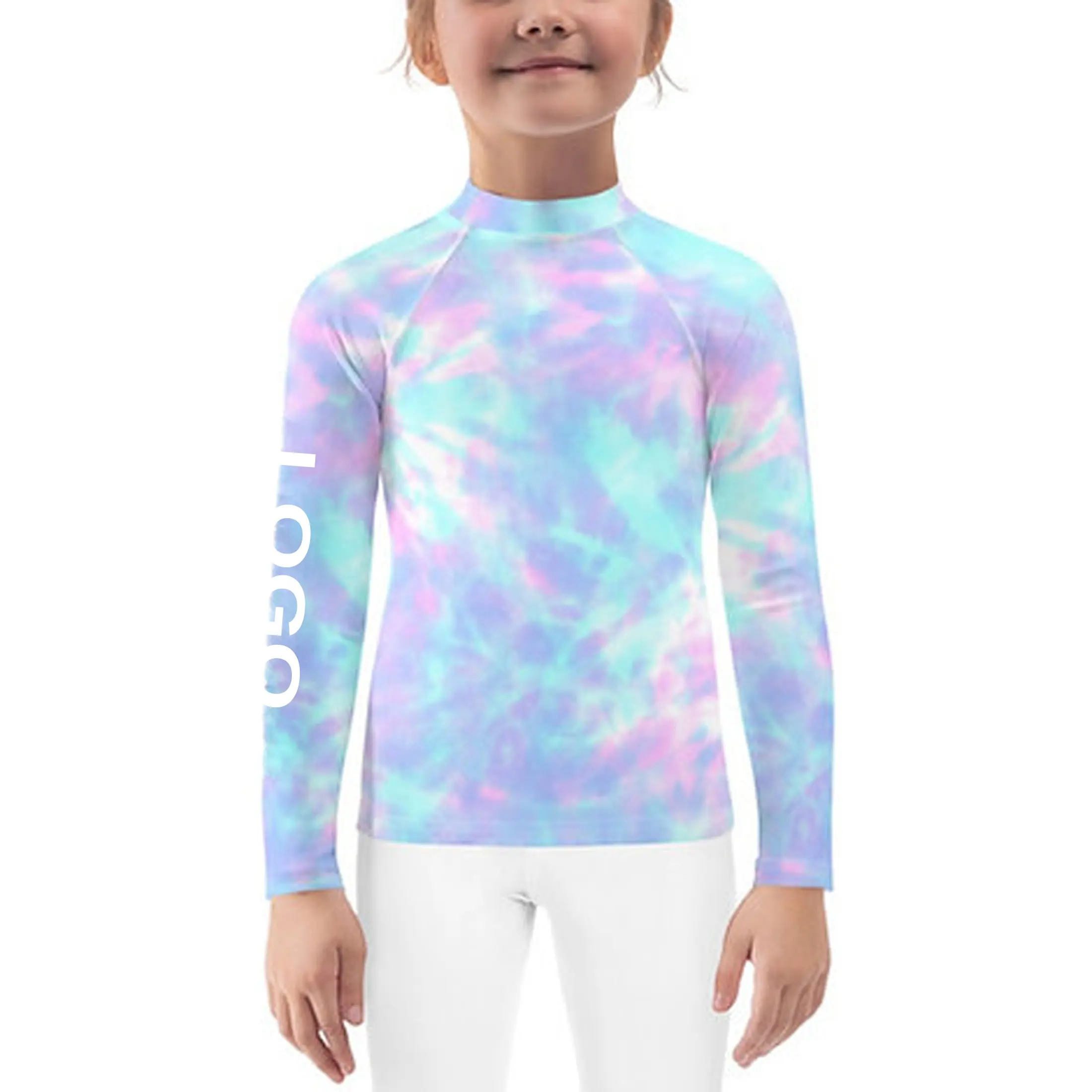 High Quality Horse Riding Shirts Custom Children Equestrian Sublimation Printed Kids Base Layer On Quick Dry Technical Fabric
