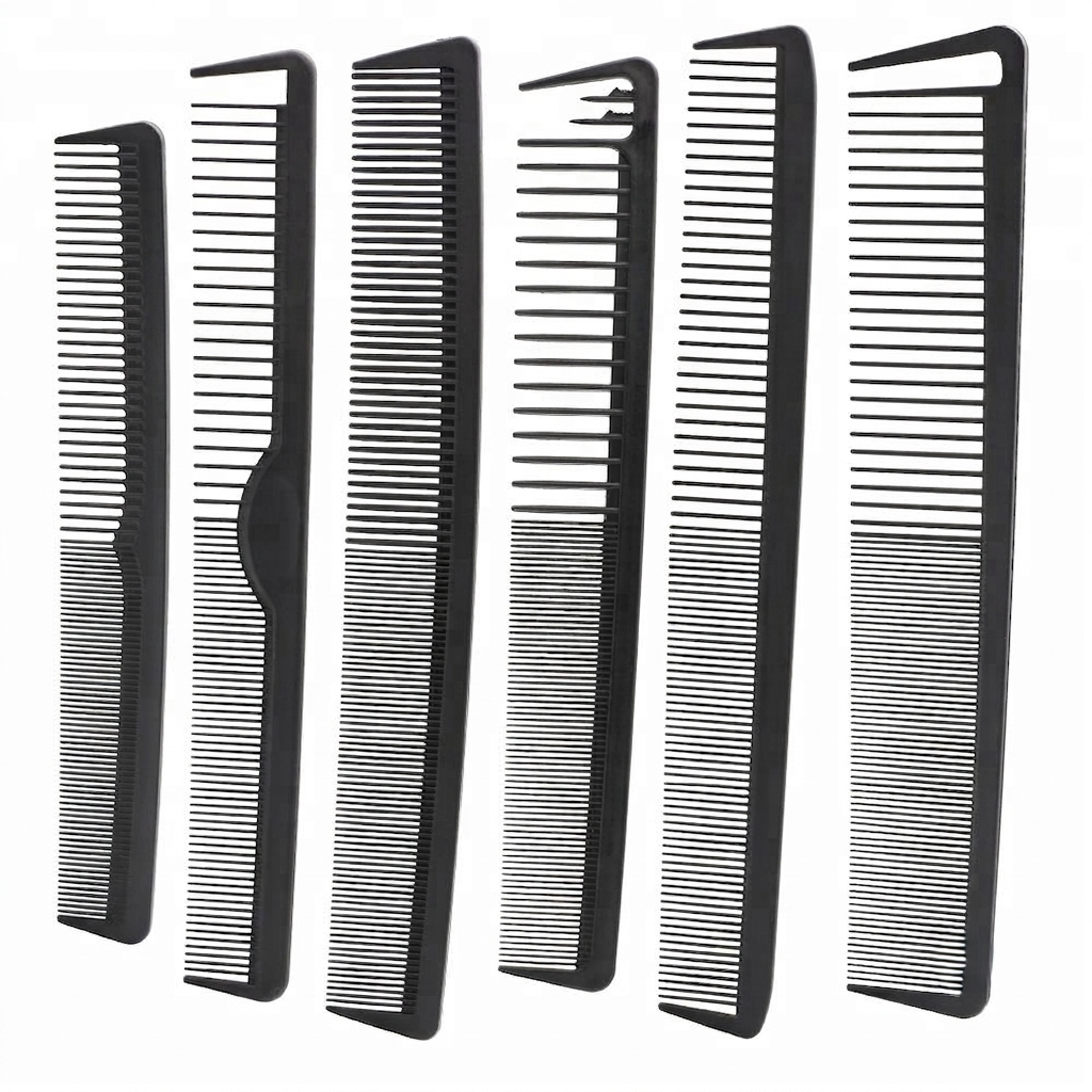 Anti-Static Carbon Fiber Professional Hair Comb Set