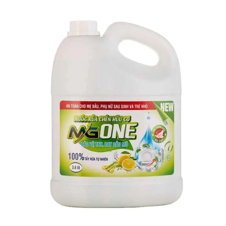500ml 750ml 1L líquido lavavajillas limpieza detergente jabón cocina líquido para la venta Mgone lavavajillas líquido Vietnam