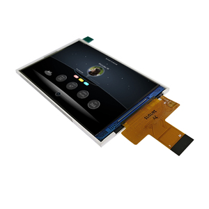 3,5-Zoll-TN-TFT-LCD-Anzeigemodul mit 320*480 Auflösung LED-Hintergrund beleuchtung 24-poliges Plug-in-Flach kabel FPC-Schnitts telle kompatibles MCU - Product Image 4