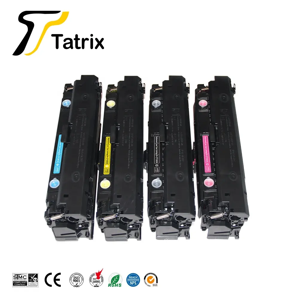 Tatrix Premium CF360X Compatible Laser Color Toner Cartridge CF360X CF361X CF362X CF363X 508X for HP Printer MFP M577dn M577f