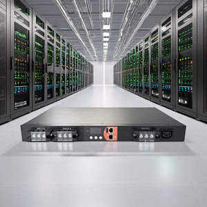 Interruptor de transferencia automática inteligente (ATS) de doble canal ICPDU OEM para equipos de distribución de energía en rack horizontal de centros de datos